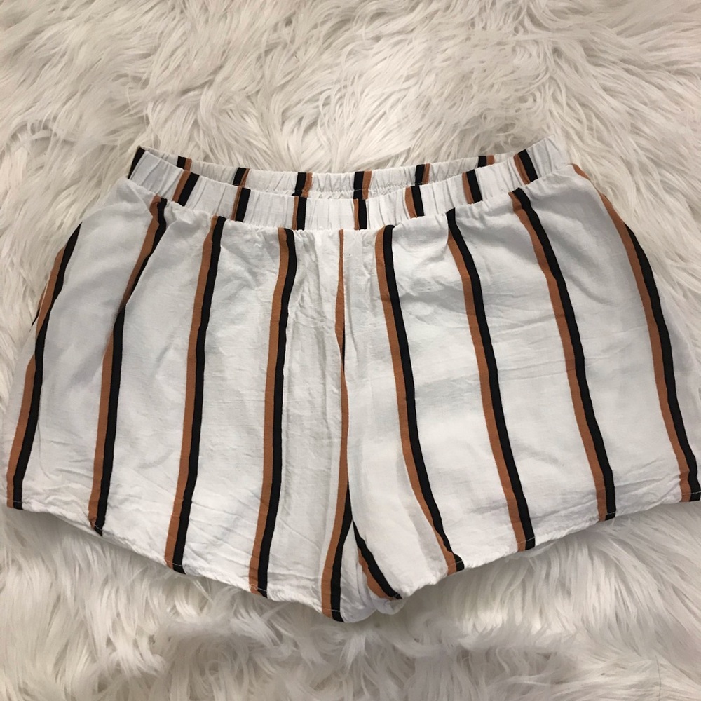 Forever 21 Stripe Woven Shorts